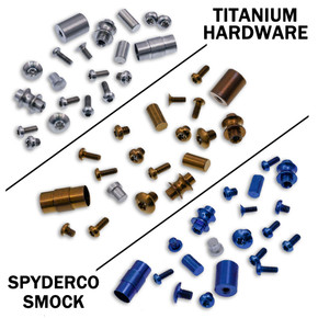 Titanium Replacement Hardware Screw Kit for Spyderco Smock Knife Titanium Replacement Hardware Screw Kit for Spyderco Smock Knife