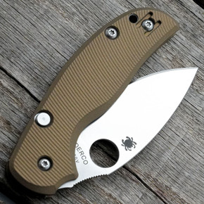Spyderco Sage 6 Scales – Aggressive Agent Milling - Contoured - Cerakote Spyderco Sage 6 Scales – Aggressive Agent Milling - Contoured - Cerakote