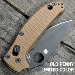 Limited Spyderco Manix 2 Linerless Scales - Checker Milling - Anodized