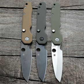Spyderco Smock Scales - Aggressive Agent Milling - Cerakote Spyderco Smock Scales - Aggressive Agent Milling - Cerakote