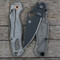 Spyderco Para Military 2 Scales – Aggressive Agent Series – Clip Side Liner Delete – Anodized