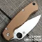 Limited Spyderco Para Military 2 Scales - Clip Side Liner Delete - Checker Milling - Anodized
