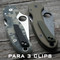 Spyderco Pocket Clip for Various Models - Milled Aluminum - Anodized