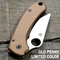 Limited Spyderco Para 3 Scales - Clip Side Liner Delete - Checker Milling - Anodized