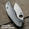 Spyderco Sage 5 Lightweight or G10 Scales – Aggressive Agent Series - Contoured - Anodized