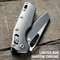 Microtech MSI Scales – Contoured - Aggressive Agent Milling - Anodized