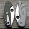 Spyderco Sage 6 Scales – Aggressive Agent Milling - Contoured - Cerakote