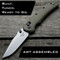 Hogue Deka Magnacut Knife + AWT Deka Archon Scales Installed