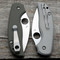 Spyderco Sage 6 Scales – Aggressive Agent Milling - Contoured - Anodized Spyderco Sage 6 Scales – Aggressive Agent Milling - Contoured - Anodized