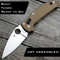 Spyderco Manix 2 Cruwear Knife + AWT Manix 2 Agent Scales Installed