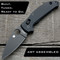Spyderco Manix 2 Magnacut Knife + AWT Manix Aggressive Agent Scales Installed