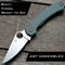 Spyderco Para Military 2 Lightweight Knife + AWT Aggressive Agent SKINNY Scales