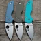 Spyderco Lil Native Scales – Aggressive Agent – Clip Side Liner Delete - Cerakote