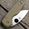Spyderco Lil Native Scales – Aggressive Agent – Clip Side Liner Delete - Anodized