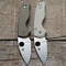 Spyderco Lil Native Scales – Aggressive Agent – Clip Side Liner Delete - Anodized