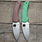 Spyderco Shaman Lightweight (LW) Scales – Aggressive Agent – Contoured - Clip Side Liner Delete - Cerakote