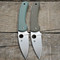 Spyderco Shaman Lightweight (LW) Scales – Aggressive Agent – Contoured - Clip Side Liner Delete - Cerakote