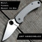 Spyderco Para 3 Magnacut Knife + AWT Aggressive Agent Scales