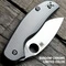 Limited Spyderco Sage 5 Lightweight or G10 Scales - Double Agent Milling - Contoured - Anodized