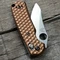 Benchmade Mini Griptilian Scales - Hive Milling - Anodized