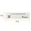 TagMatiks On-Metal RFID Label dimensions – 70 x 18 x 1.4 mm compact RFID label