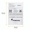 TagMatiks Kickstart RFID Label dimensions – 100 x 150 mm (4.0 x 6.0 inch)