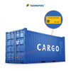TagMatiks RFID Cable eSeal Tag applied on shipping containers – ideal for supply chain, telecom, and industrial asset tracking
