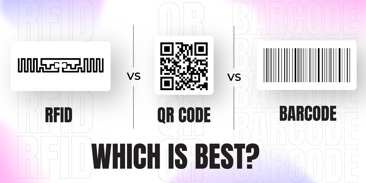 Difference between RFID Tags, QR Codes, and Barcodes