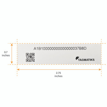 TagMatiks Pre-printed/Pre-encoded On Metal RFID Labels