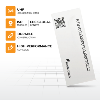 TagMatiks Pre-printed/Pre-encoded On Metal RFID Labels