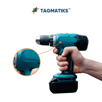 TagMatiks 1102 Tool & Instrument RFID Tag applied on equipment