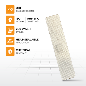Key features of TagMatiks Heat Seal RFID Laundry Tag