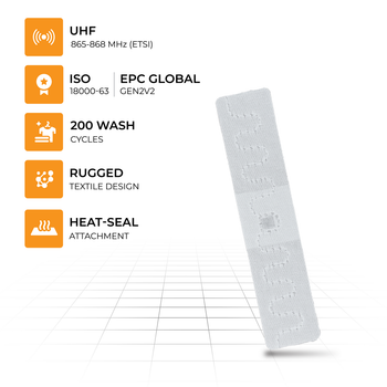 Key features of TronRFID Heat Seal RFID Laundry Tag