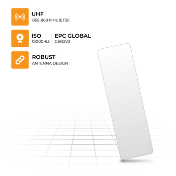 Key features of TronRFID HD Label 97 x 27 mm