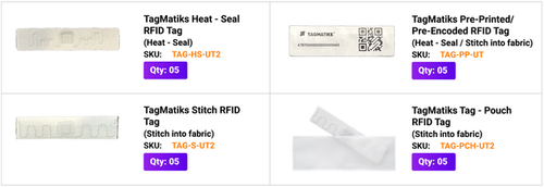 TagMatiks Uniform Tracking RFID Test Pack