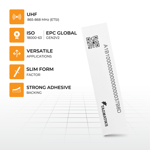 Key features of TagMatiks Pre-printed/Pre-encoded On Metal RFID Labels