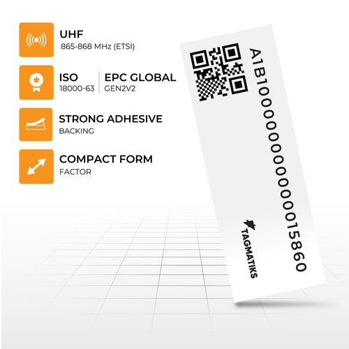 Key features of TagMatiks Pre-printed/Pre- encoded On Metal RFID Labels (Tamper Proof)