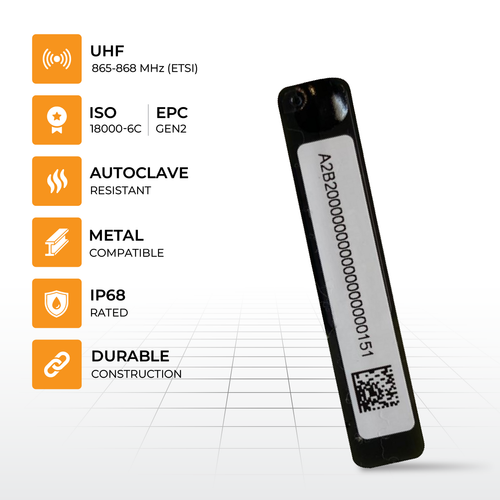 Key features of TagMatiks Autoclave Tolerant UHF RFID Tag Feature