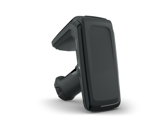 Zebra RFD40 Standard RFID Sled front view – high-performance RFID sled for rapid tag reading