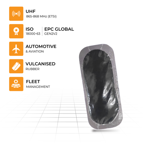 Key features of TronRFID Tire Tag – Impinj chip, ETSI 865-868 MHz