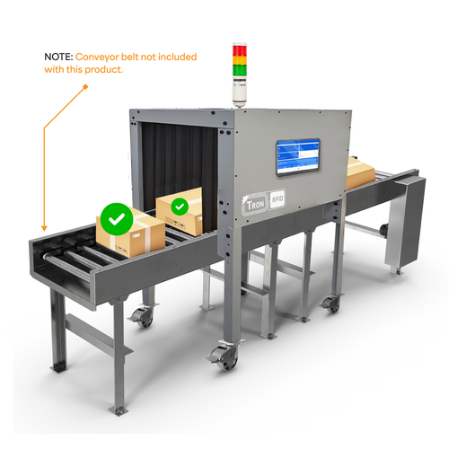 TronRFID Tunnel with wheel, stack light and screen