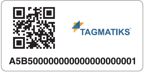 TagMatiks Pre-printed/Pre-encoded Polymer RFID Labels
