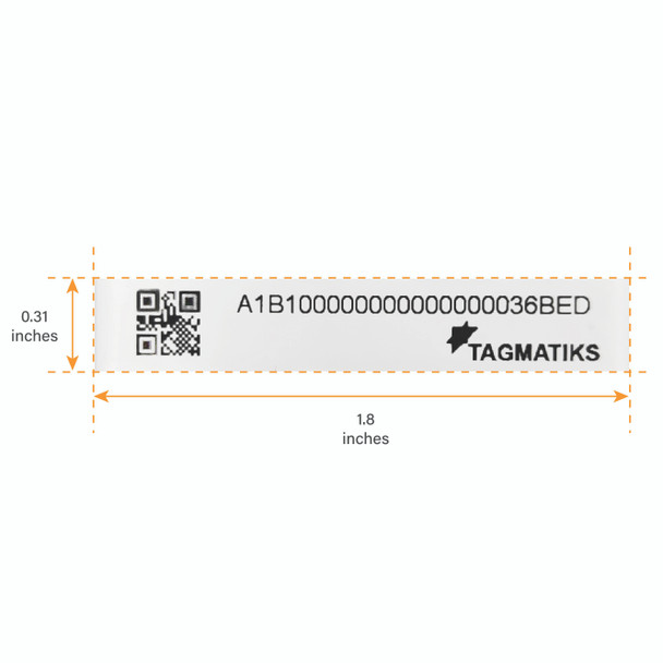 TagMatiks Pre-printed/Pre-encoded On Metal RFID Labels