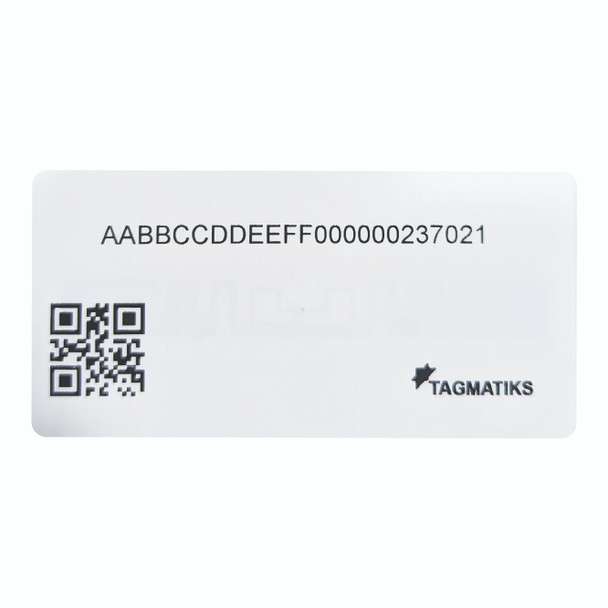 TagMatiks Kickstart 4" x 2" RFID Labels