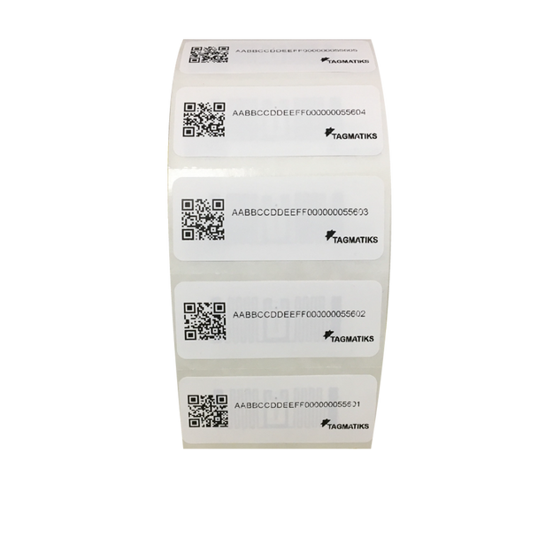 TagMatiks Kickstart 1.75" x 0.75" Poly RFID Labels