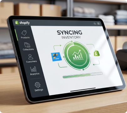 Data Syncs With Shopify Inventory