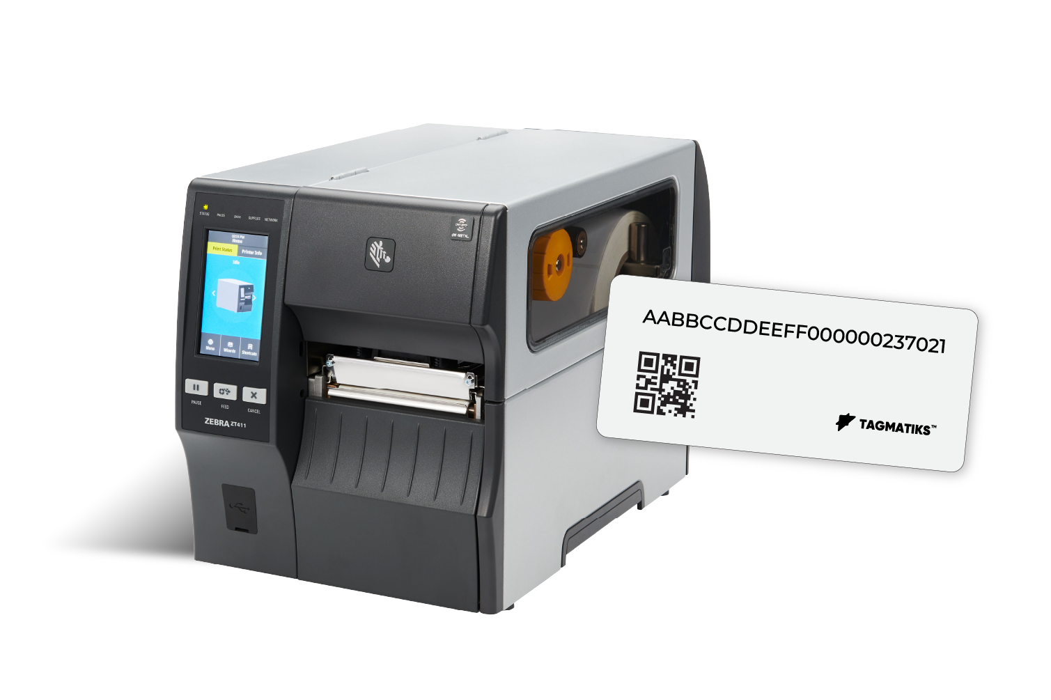 Print RFID Labels Illustration