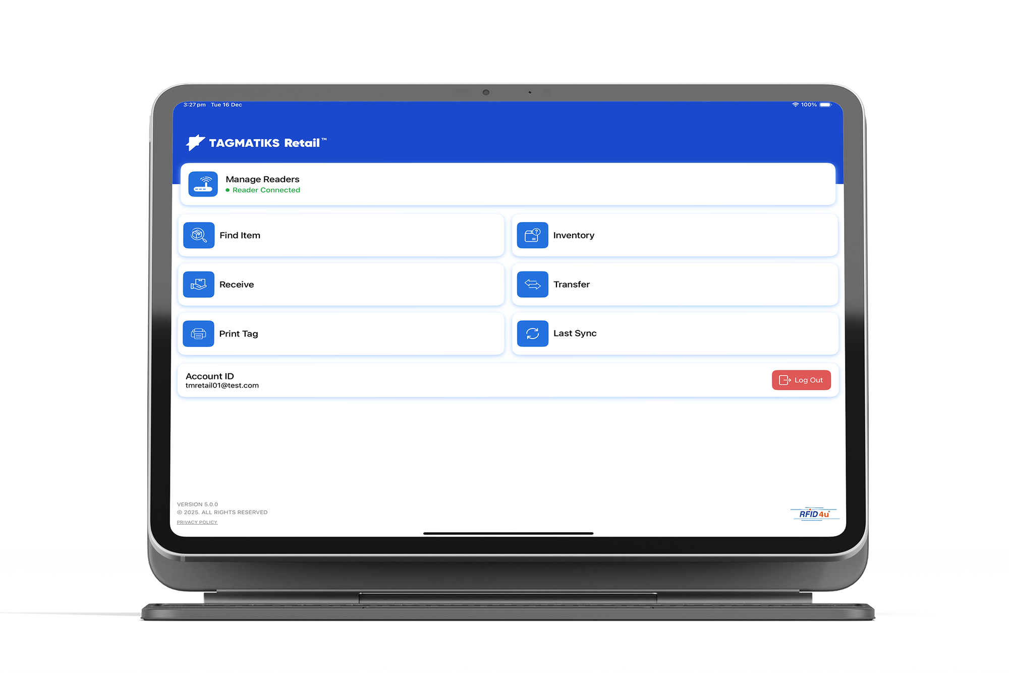 TagMatiks Retail RFID Software Interface