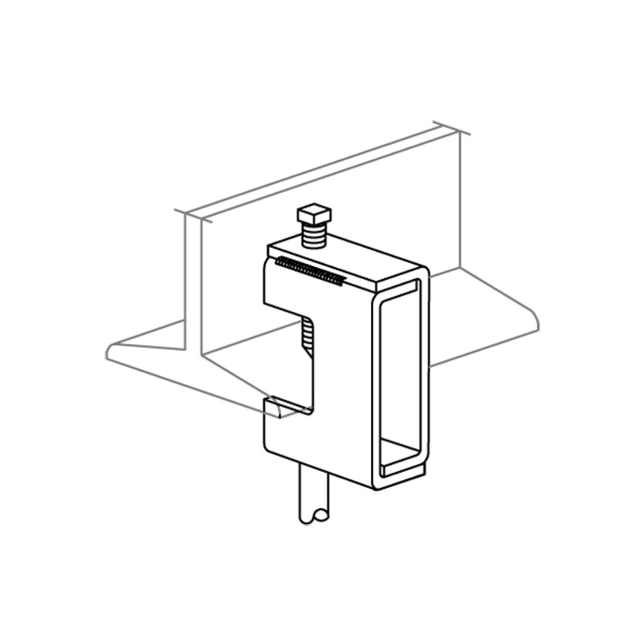 P2401S Beam Clamp Unistrut Midwest