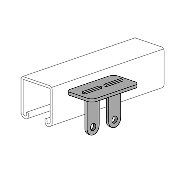 P6359 P6353 - Double Curtain Slider Fitting (13/16